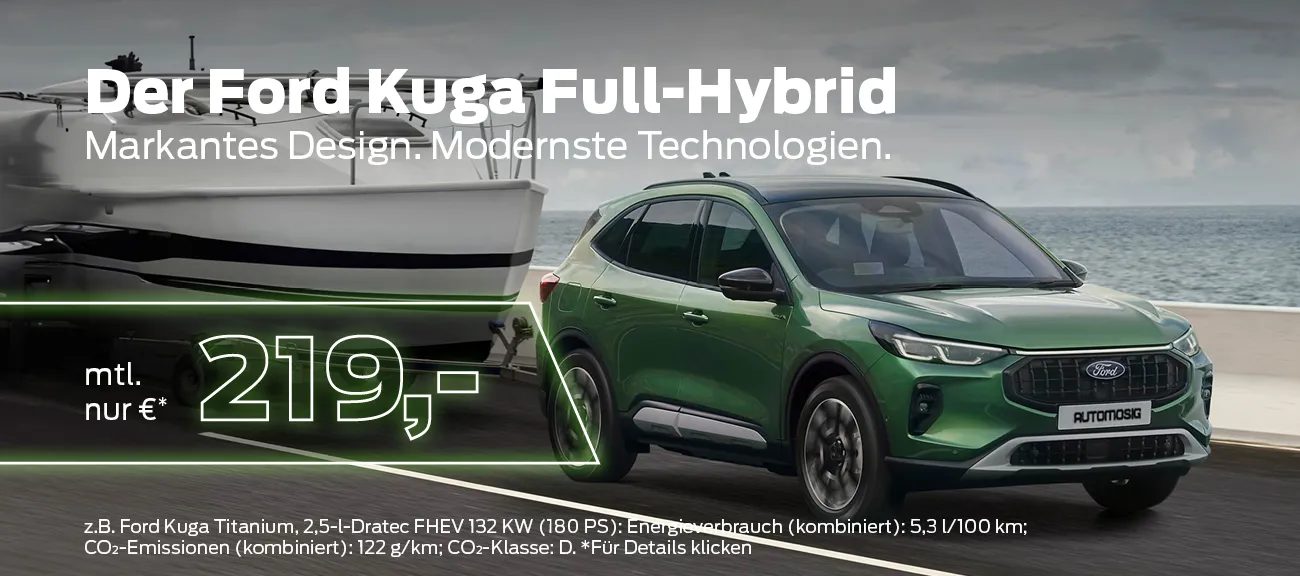 Der Ford Kuga Full Hybrid