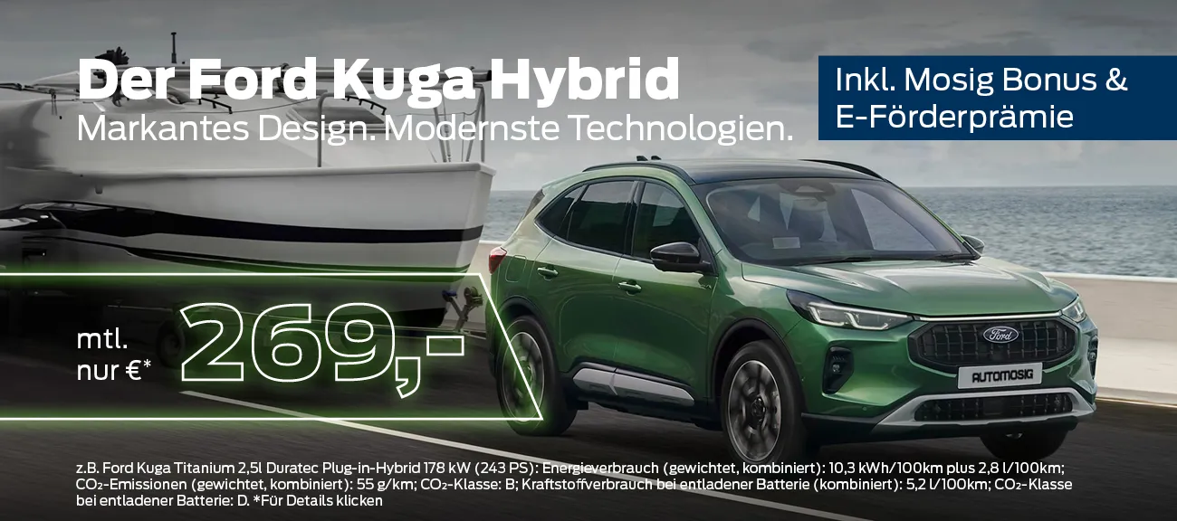 Der Ford Kuga Hybrid